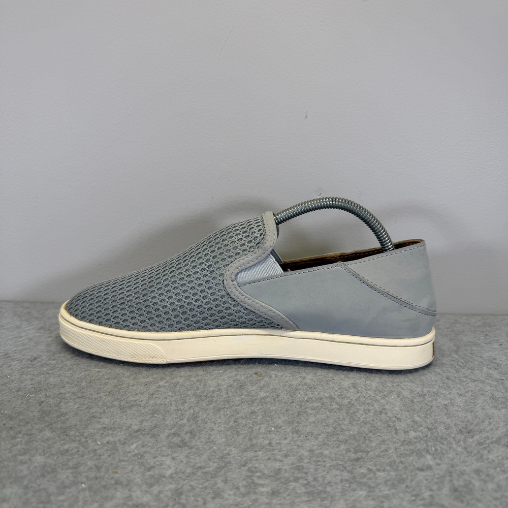 OluKai Pehuea Womens Shoes Size 7.5 Gray Mesh Slip On Sneakers 20271-PGPG - Picture 7 of 10